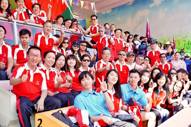 集團(tuán)員工踴躍參加香港中國企業(yè)協(xié)會第八屆運(yùn)動會（圖）